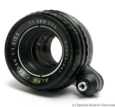 Schneider: 50mm (5cm) f1.9 Alpa-Xenon camera