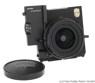 Schneider: 58mm (5.8cm) f5.6 Super-Angulon XL (Prontor) camera
