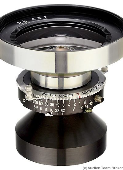 Schneider: 65mm (6.5cm) f5.6 RB (Super-Angulon, prototype) camera