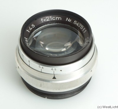 Steinheil: 210mm (21cm) f4.5 Unofocal camera