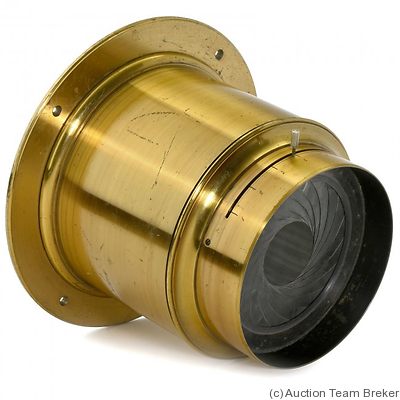 Steinheil: Brass (17cm len, 13cm dia) camera