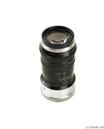 Stewartry: 105mm (10.5cm) f3.5 Trinol (M39) camera