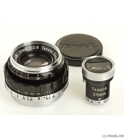 Tanaka Kōgaku: 35mm (3.5cm) f2.8 W-Tanar (M39) camera