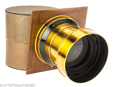 Taylor & Hobson: 14½in f4.5 Cooke Portrait Series II (13.5cm height, 13cm dia) camera