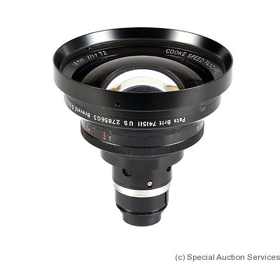Taylor & Hobson: 18mm (1.8cm) f1.7 Cooke Speed Panchro T2 camera