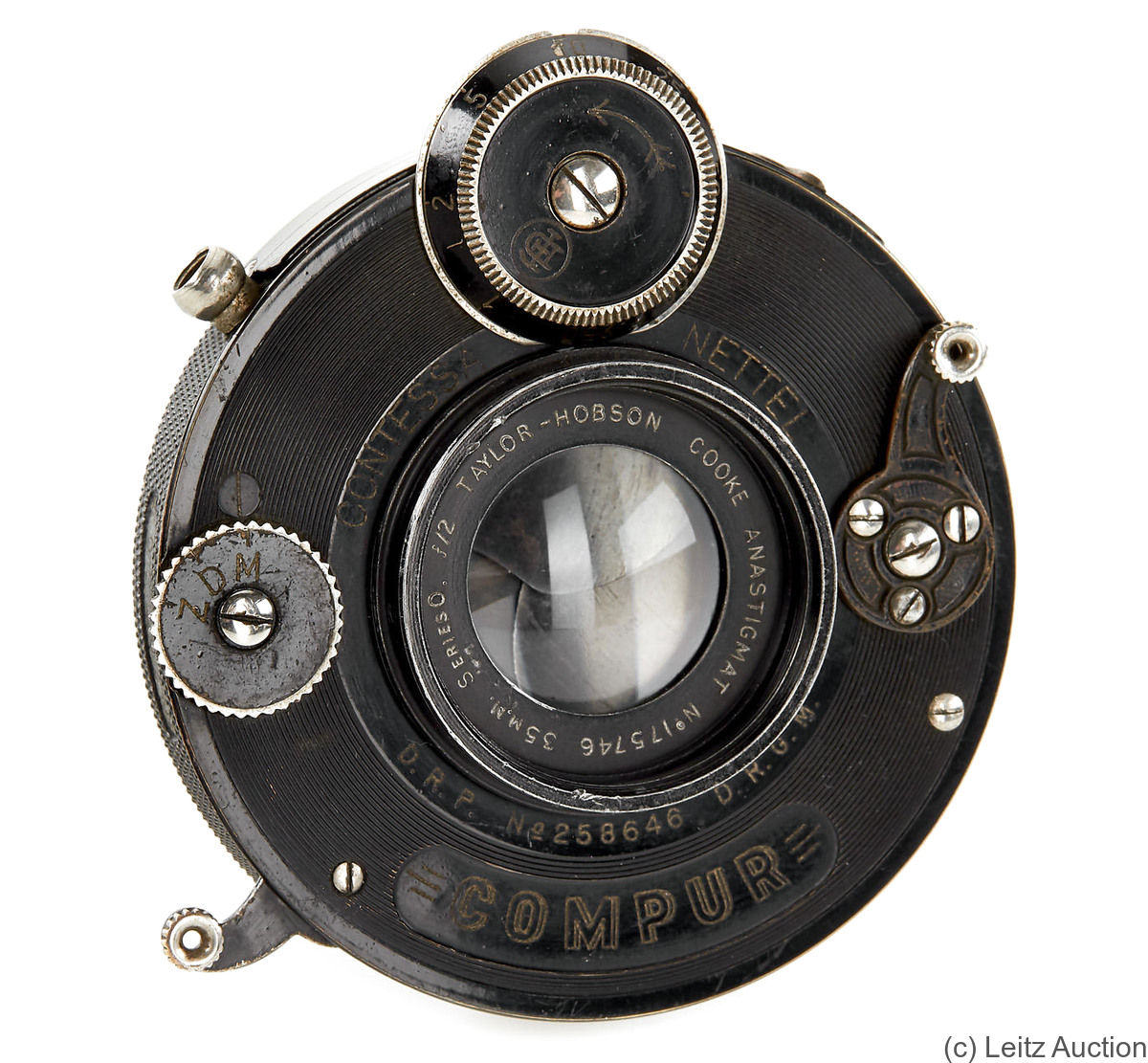 Taylor & Hobson: 35mm (3.5cm) f2 Cooke Anastigmat Series 0 (compur) camera