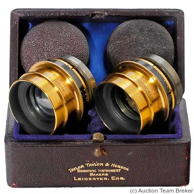 Taylor & Hobson: 4¼x3¼in Cooke Series III (stereo set) camera