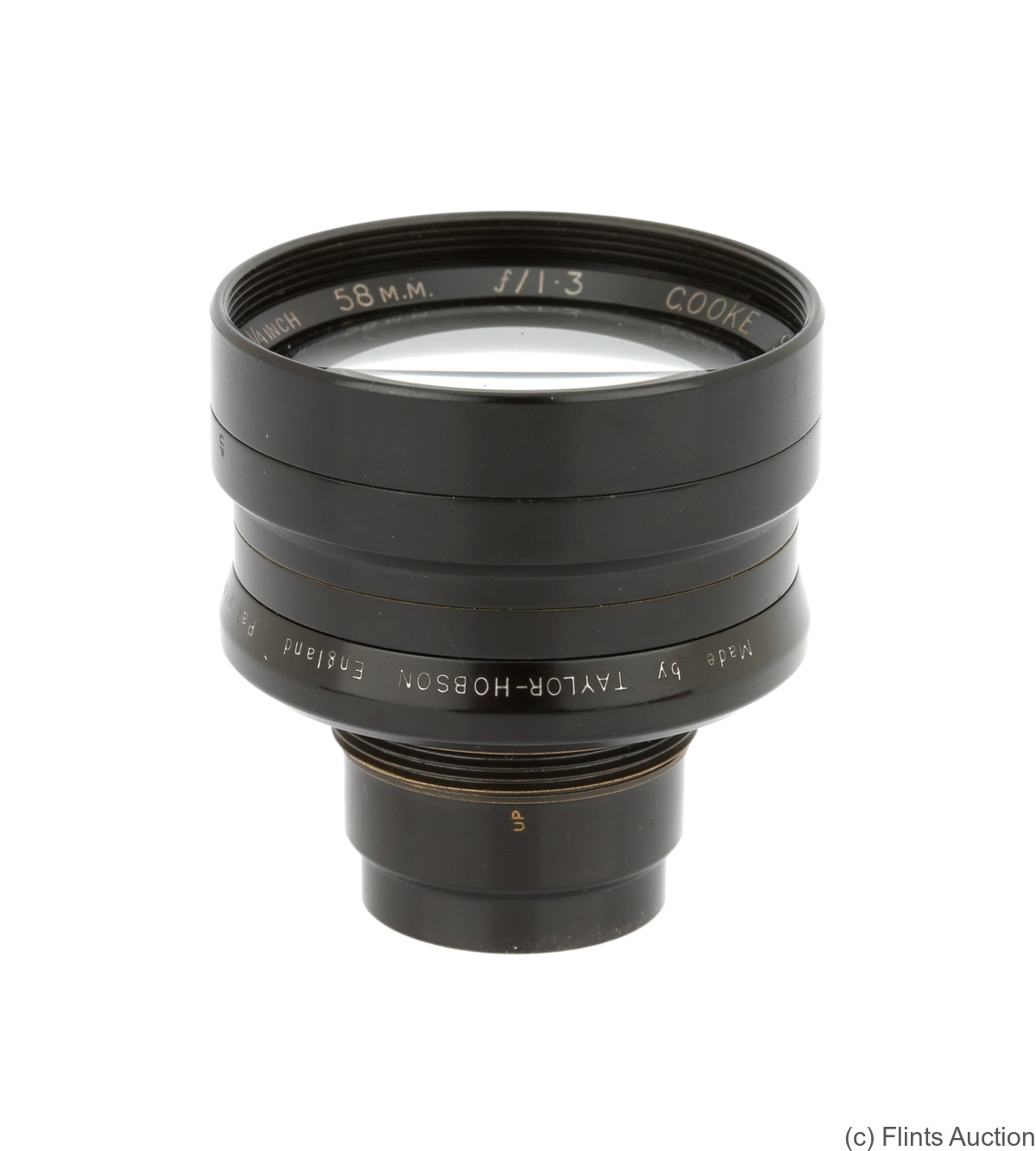 Taylor & Hobson: 58mm (5.8cm) f1.3 Cooke Speed Panchro camera