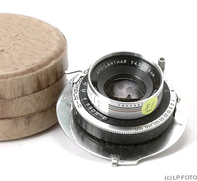 Voigtländer: 105mm (10.5cm) f4.5 Apo-Lanthar (Synchro-Compur) camera