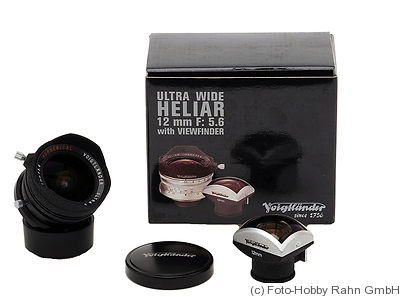 Voigtländer: 12mm (1.2cm) f5.6 Ultra Wide-Heliar Aspherical (black) camera