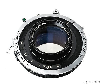 Voigtländer: 150mm (15cm) f4.5 Heliar camera