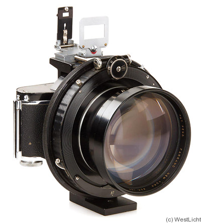 Voigtländer: 76mm (7.6cm) f0.87 Super-Farron (compound, exakta) camera