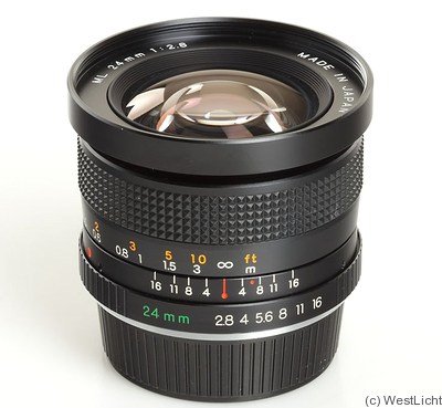 Yashica: 24mm (2.4cm) f2.8 ML camera