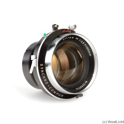 Zeiss, Carl: 100mm (10cm) f2.8 Opton Planar (Linhof Synchro-Compur) camera