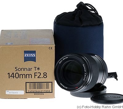 Zeiss, Carl: 140mm (14cm) f2.8 Sonnar T* (Contax) camera