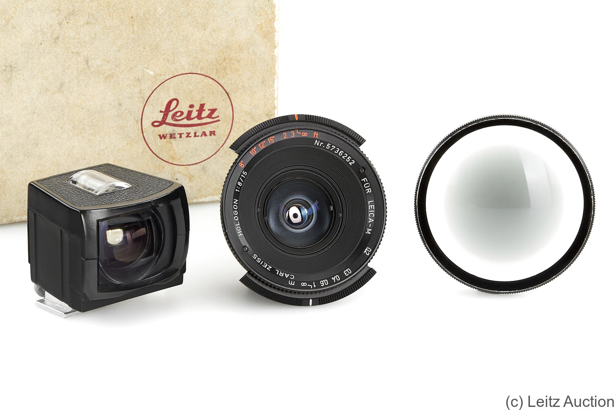 Zeiss, Carl: 15mm (1.5cm) f8 Hologon (BM, Leica) camera