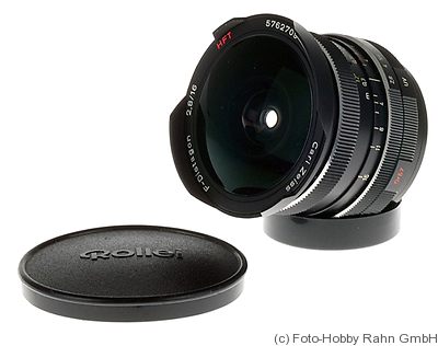 Zeiss, Carl: 16mm (1.6cm) f2.8 F-Distagon HFT (Rollei) camera