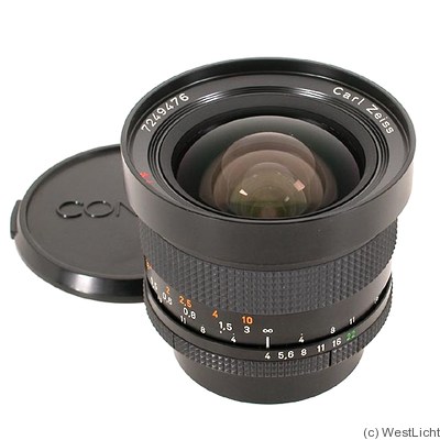 Zeiss, Carl: 18mm (1.8cm) f4 Distagon T* (Contax/Yashica) camera
