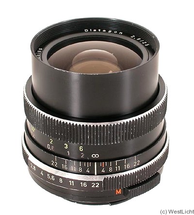 Zeiss, Carl: 25mm (2.5cm) f2.8 Distagon (Rollei BM) camera
