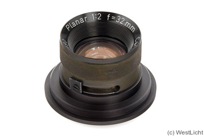 Zeiss, Carl: 32mm (3.2cm) f2 Planar camera