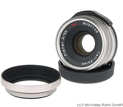 Zeiss, Carl: 35mm (3.5cm) f2 Planar T* (Contax G) camera