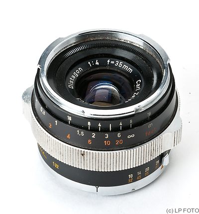 Zeiss, Carl: 35mm (3.5cm) f4 Distagon 'Blitz' (Contarex) camera