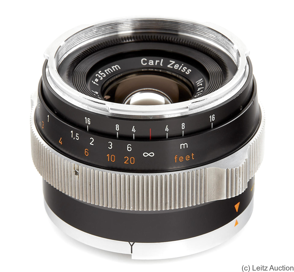 Zeiss, Carl: 35mm (3.5cm) f4 Distagon (Contarex, black) camera