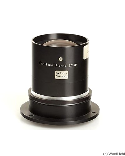 Zeiss, Carl: 360mm (36cm) f8 Planitar (prototype) camera