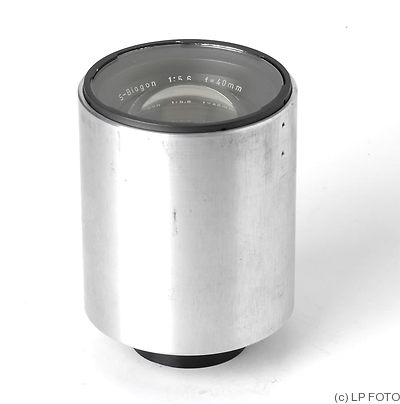 Zeiss, Carl: 40mm (4cm) f5.6 S-Biogon (chrome tube) camera