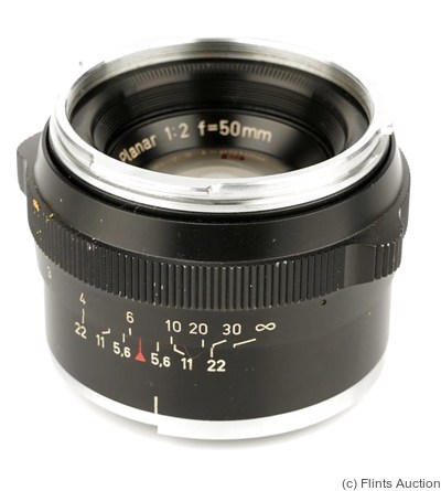 Zeiss, Carl: 50mm (5cm) f2 Planar (Contarex, black) camera