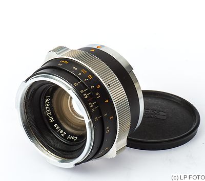 Zeiss, Carl: 50mm (5cm) f2 Planar (Contarex, black/chrome) camera