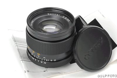 Zeiss, Carl: 85mm (8.5cm) f2.8 Distagon T* (Contax) camera
