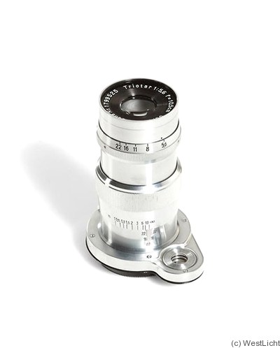 Zeiss, Carl Jena: 105mm (10.5cm) f5.6 Triotar (Nettax) camera