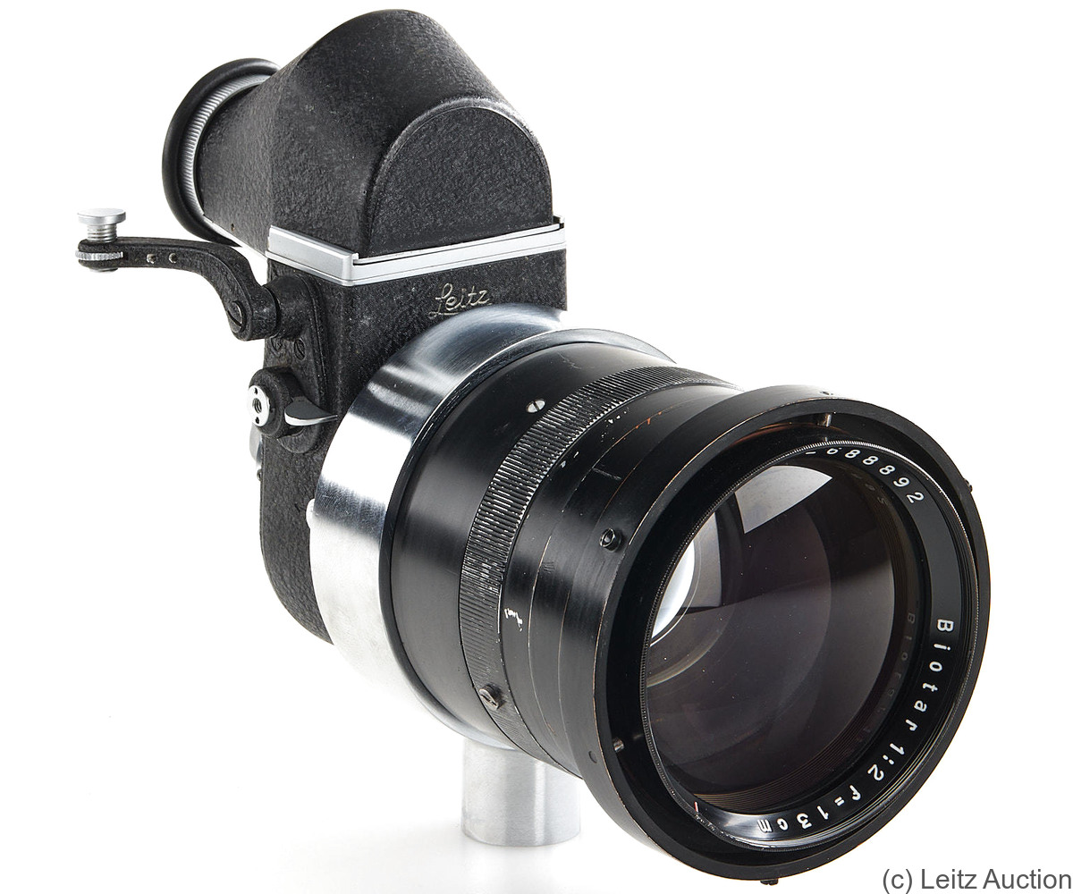 Zeiss, Carl Jena: 130mm (13cm) f2 Biotar (Visoflex) camera