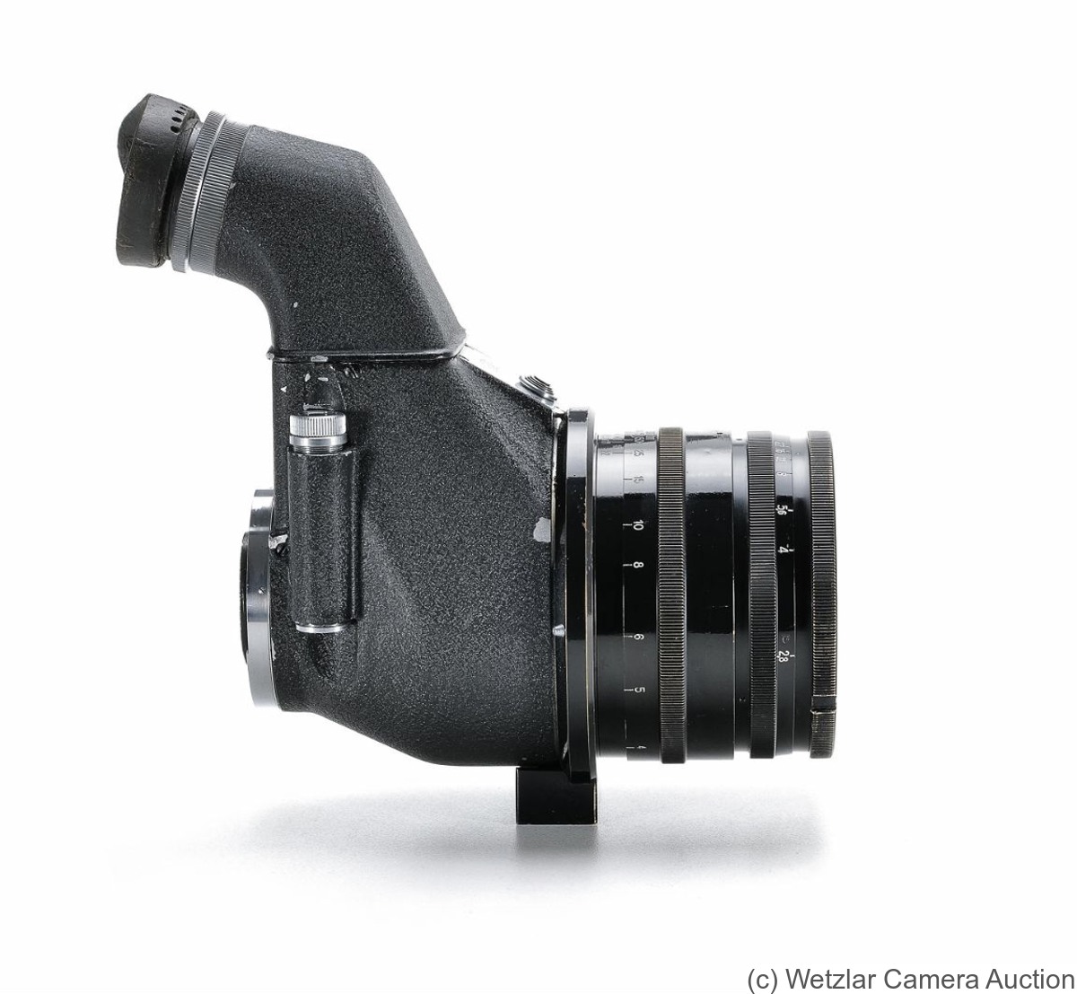 Zeiss, Carl Jena: 180mm (18cm) f2.8 Olympia-Sonnar (Contax, black paint w/flektoskop) camera