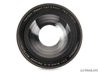 Zeiss, Carl Jena: 200mm (20cm) f6.3 Topogon T (Busch) camera