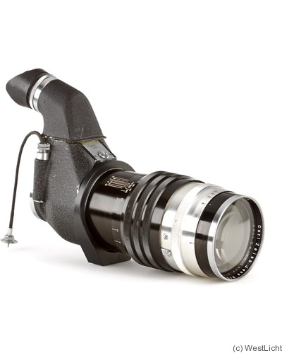 Zeiss, Carl Jena: 300mm (30cm) f4 Sonnar (Contax, Olympia, black/chrome) camera