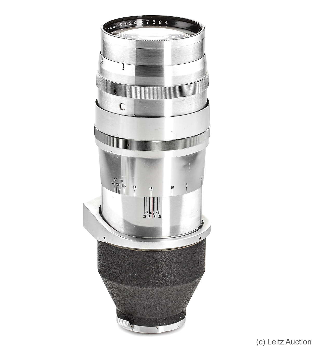 Zeiss, Carl Jena: 300mm (30cm) f4 Sonnar (Contax, chrome) camera