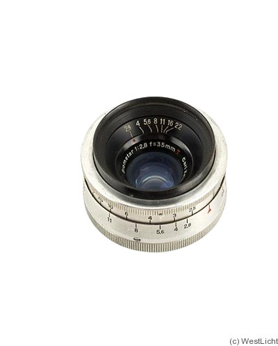 Zeiss, Carl Jena: 35mm (3.5cm) f2.8 Biometar T (M39) camera