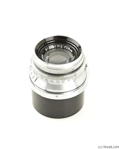 Zeiss, Carl Jena: 40mm (4cm) f2 Biotar (Contax, chrome) camera