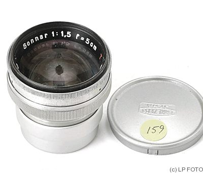 Zeiss, Carl Jena: 50mm (5cm) f1.5 Sonnar T (Contax) camera
