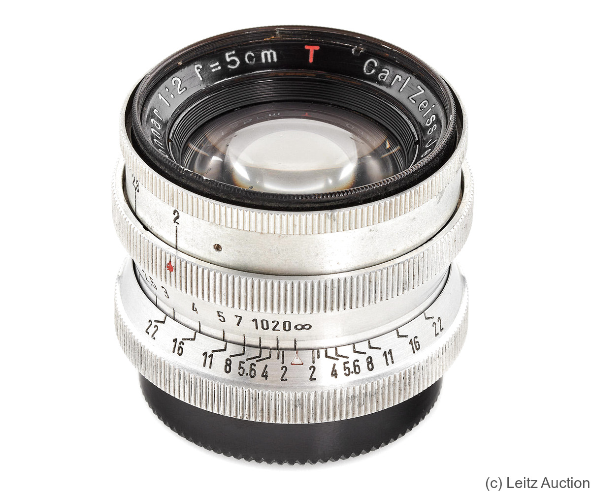 Zeiss, Carl Jena: 50mm (5cm) f2 Sonnar T (M39) camera
