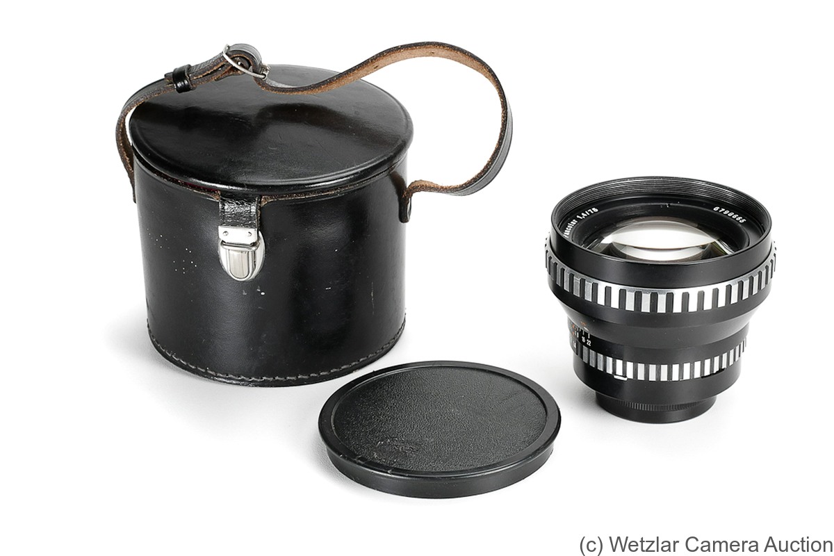 Zeiss, Carl Jena: 75mm (7.5cm) f1.4 Pancolar (M42) camera