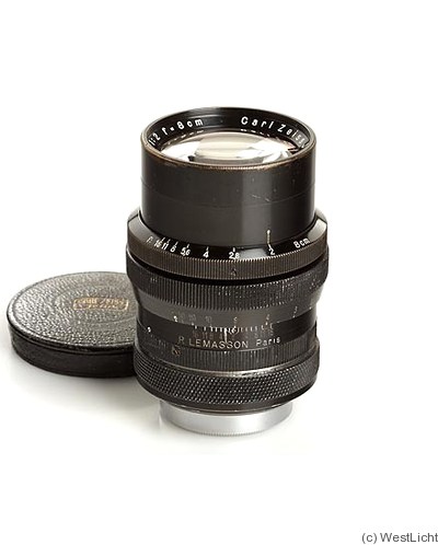 Zeiss, Carl Jena: 80mm (8cm) f2 Biotar (M39) camera