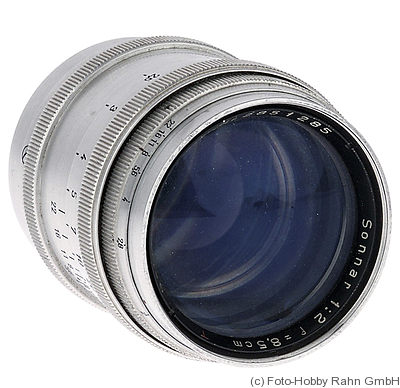 Zeiss, Carl Jena: 85mm (8.5cm) f2 Sonnar T (M39) camera
