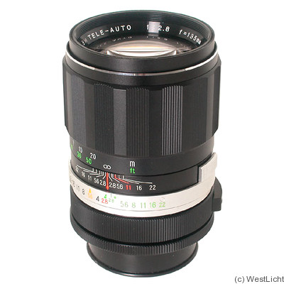Zeiss Ikon: 135mm (13.5cm) f2.8 Tele-Auto (Icarex 35, BM) camera